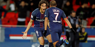 Nike gana la batalla a adidas en el fútbol francés Cavani y Lucas, jugadores del PSG